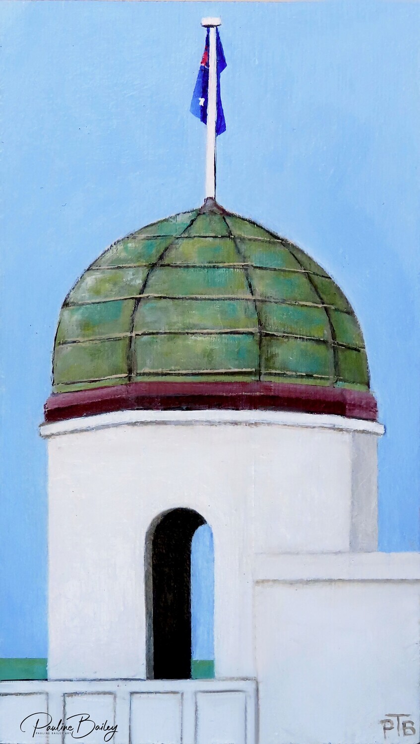 Original painting - St Kilda Sea Baths (Detail)