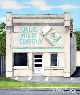Original painting - Milk Supply, Sale. *On display at the Criterion Hotel, Sale (payment and pickup options in description)