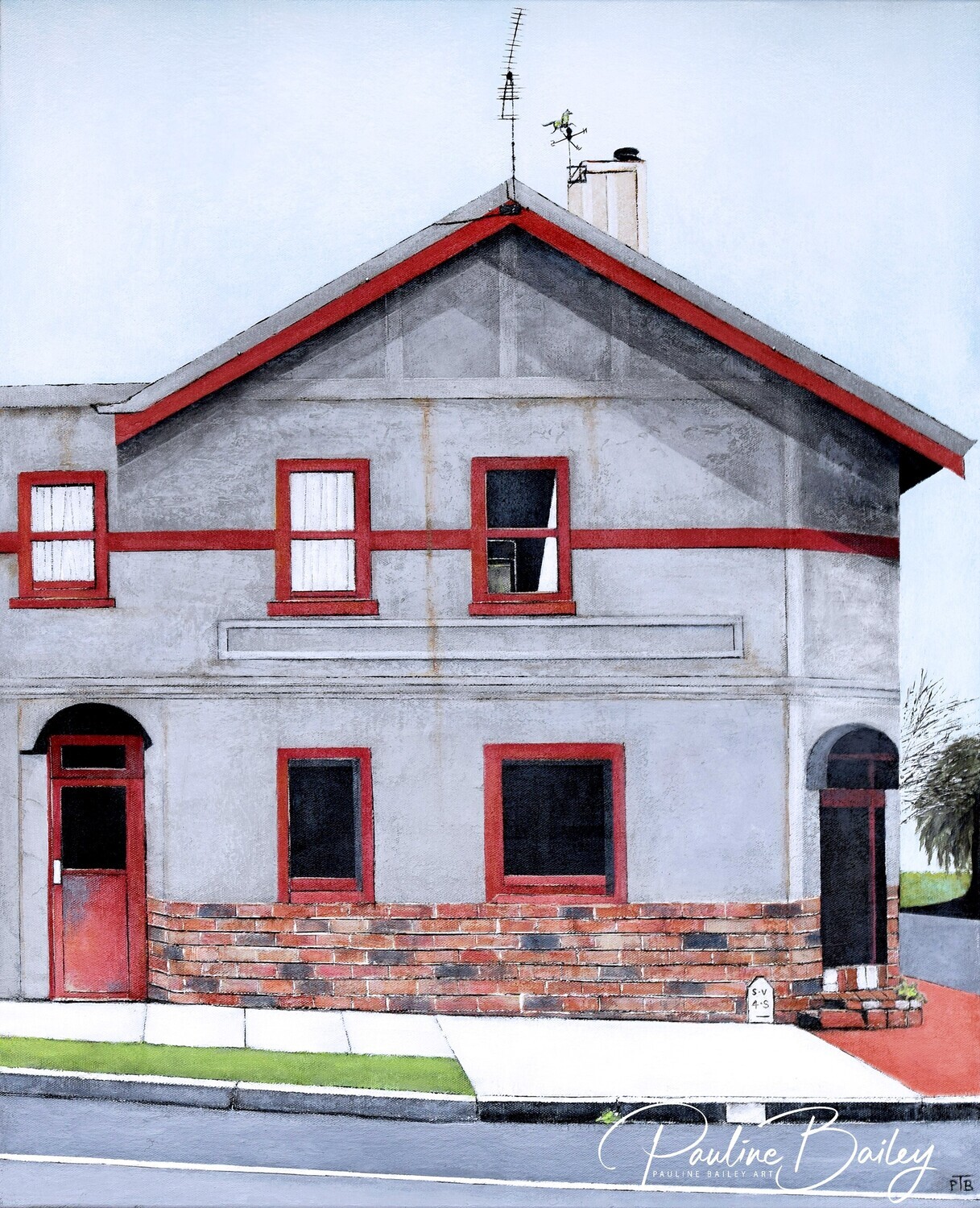 Original painting - Meeniyan Hotel *On display at the Criterion Hotel, Sale (Pickup options in description)