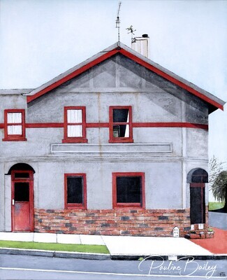Original painting - Meeniyan Hotel *On display at the Criterion Hotel, Sale (Pickup options in description)
