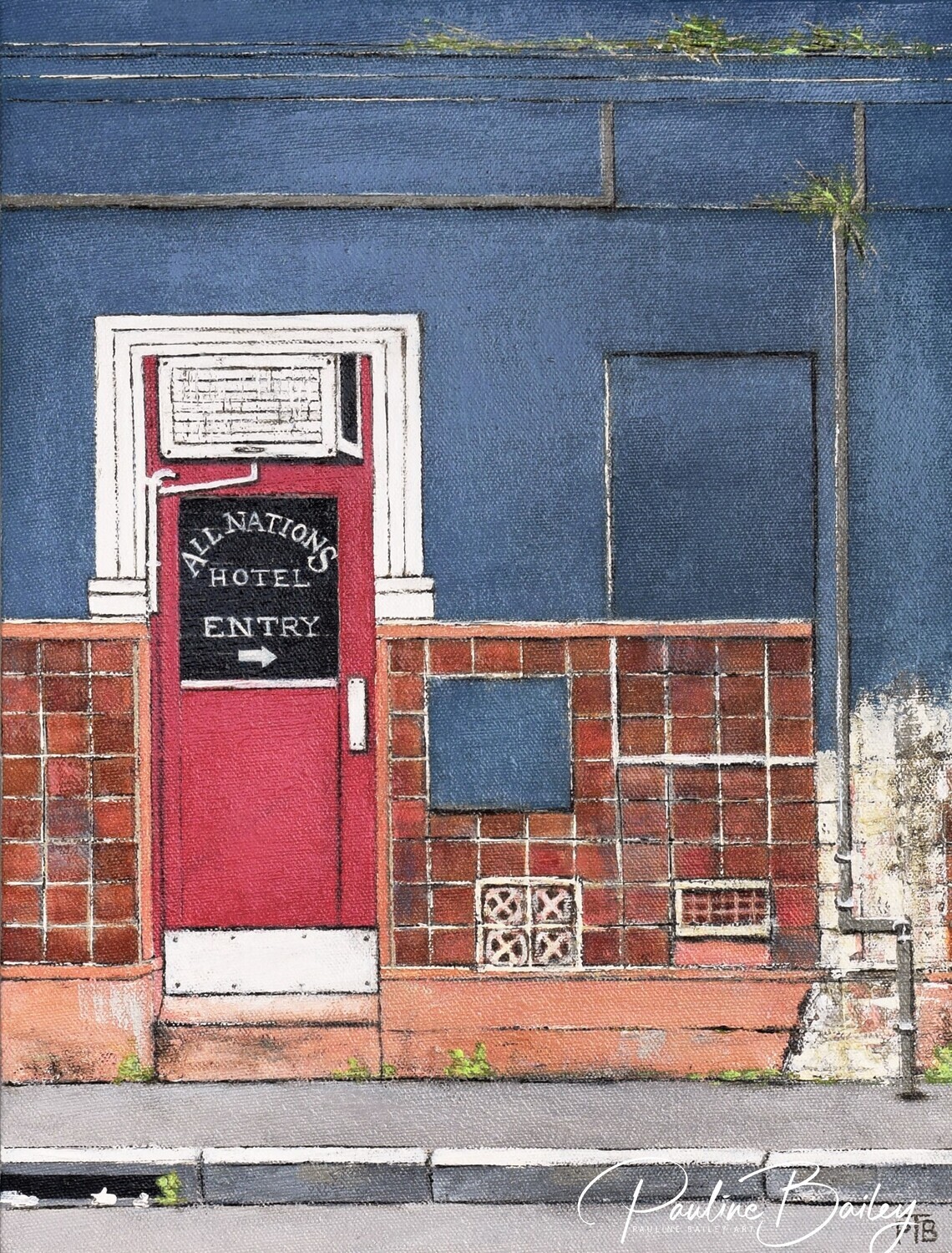 Original painting - All Nations, Richmond. *On display at the Criterion Hotel, Sale (Pickup options in description)