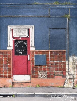 Original painting - All Nations, Richmond. *On display at the Criterion Hotel, Sale (Pickup options in description)