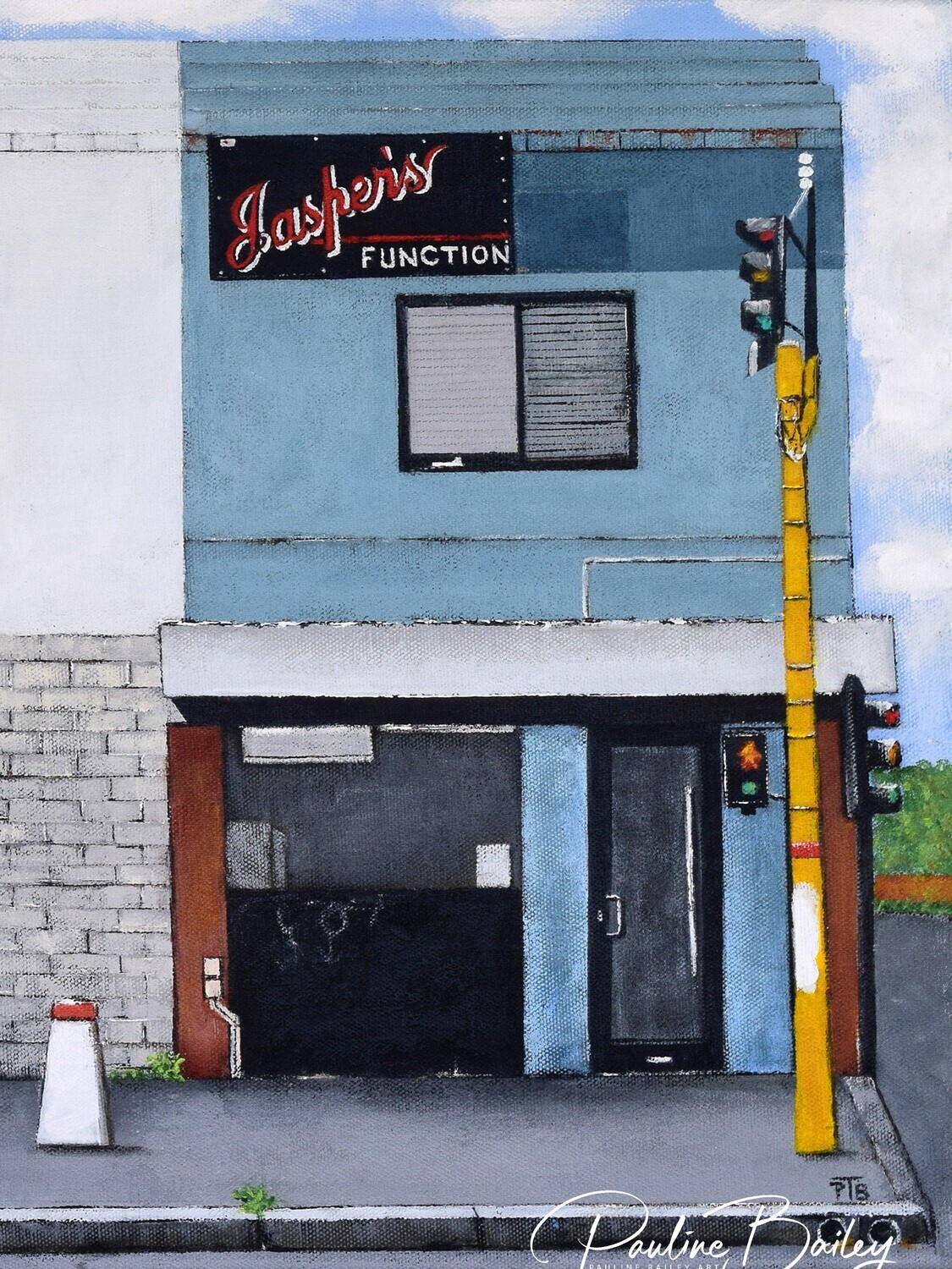Original painting - Jasper&#39;s, McKinnon. * On display at Segue Gallery, Stratford until June 29