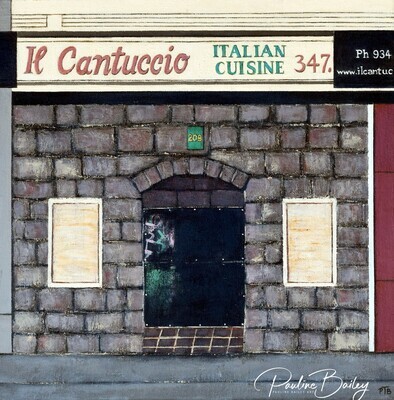 Original painting - Il Cantuccio, Lygon Street