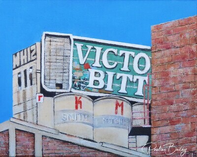 Original painting - Cremorne Silos
