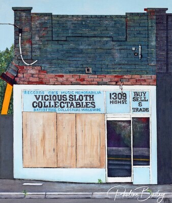 Original painting - Vicious Sloth, Malvern