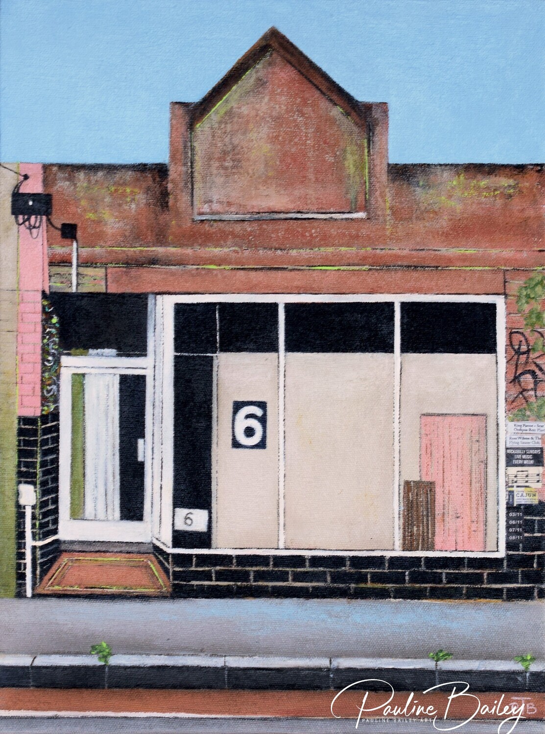 Original painting - 106 Johnston Street. * On display at Segue Gallery, Stratford until June 29