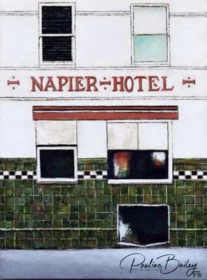 Original painting - The Napier, Fitzroy