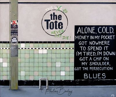 Tea Towel - The Tote, Collingwood - Organic Cotton, 50 x 65cm