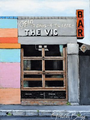 Original painting - The Vic, Abbotsford
