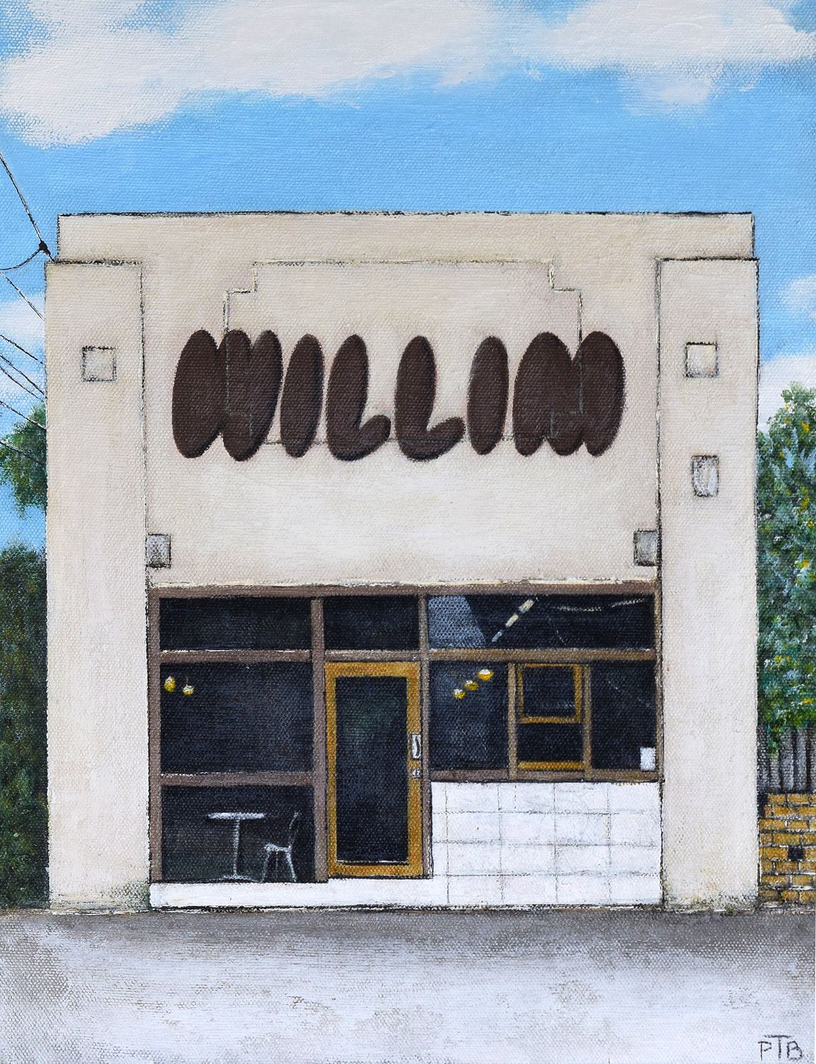 Original painting - Willim Cafe, McKinnon
