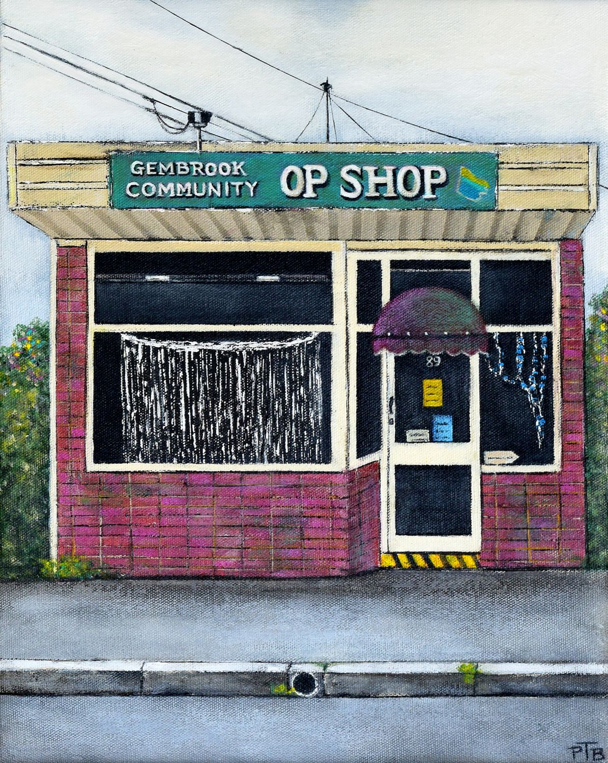 Original painting - Gembrook Op Shop
