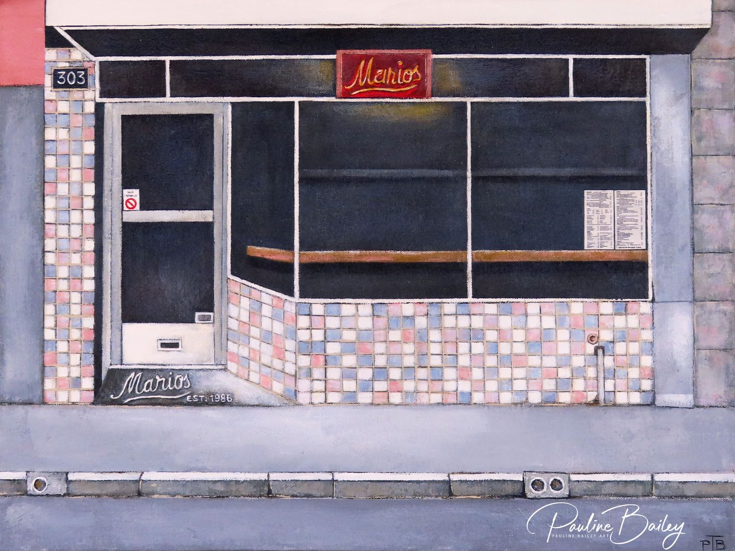 Original painting - Marios, Fitzroy