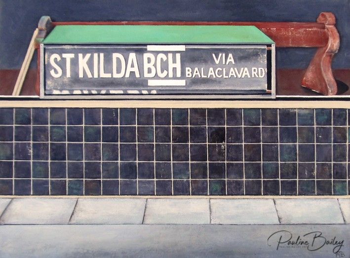 Original painting - Biba Window, Acland Street