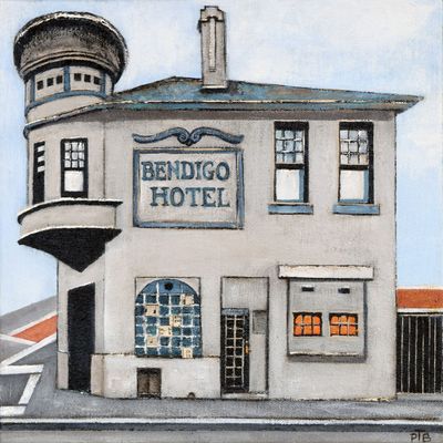 Original painting - The Bendi, Collingwood. * On display at Segue Gallery, Stratford until June 29