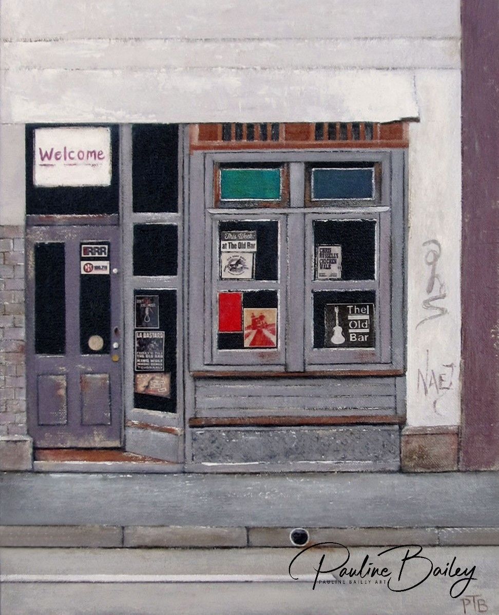 Metal Print - The Old Bar, Fitzroy 20 x 24cm