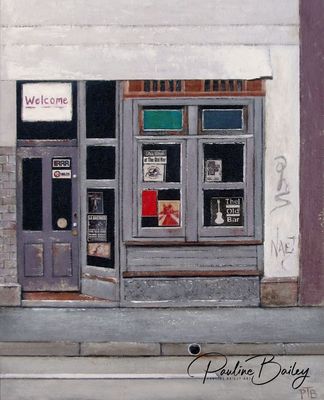 Metal Print - The Old Bar, Fitzroy 20 x 24cm