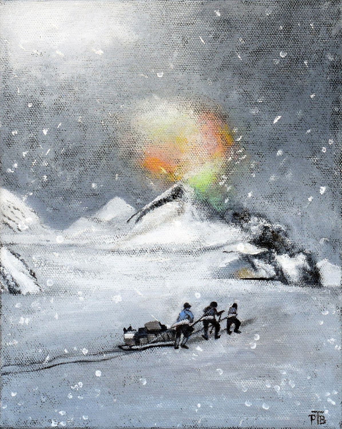 Original painting - Thaw (Based on the book by Dennis Glover)