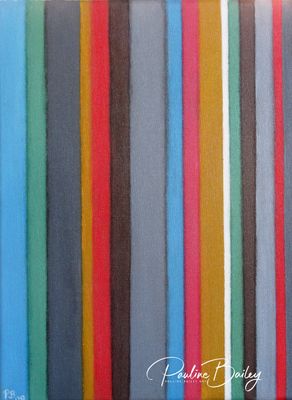 Original painting - Stripe No. 3. 30 x 40cm, acrylic on canvas.