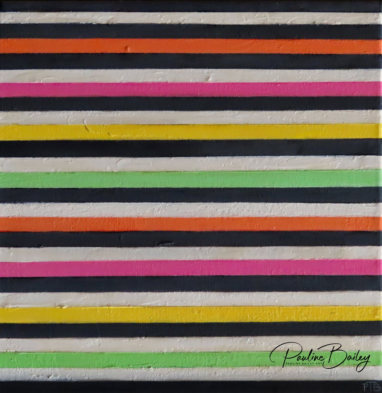 Original painting - Licorice Allsort. 30 x 30cm, acrylic on canvas.