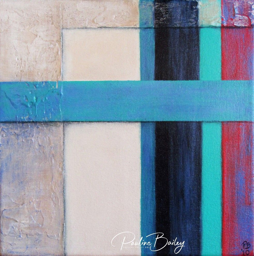 Original painting - Abstract No. 6. 30 x 30cm, acrylic on canvas.