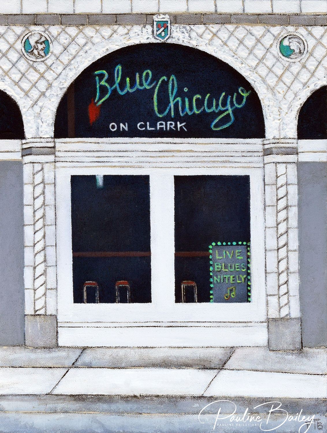 Original painting - Blue Chicago