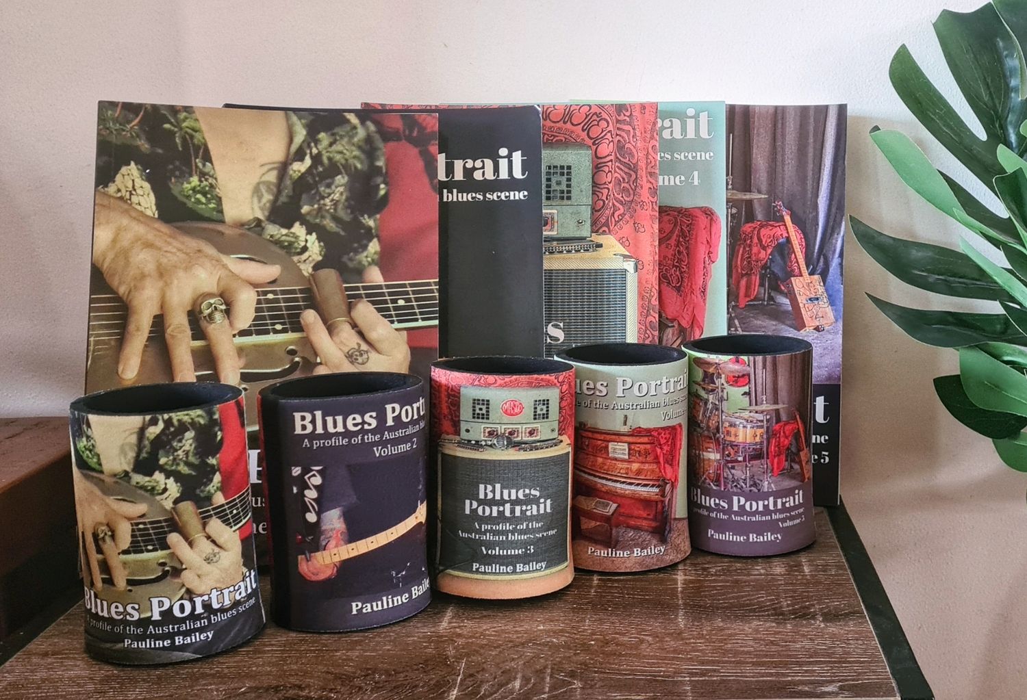 Set of Five Books + Set of Five Stubby Holders
