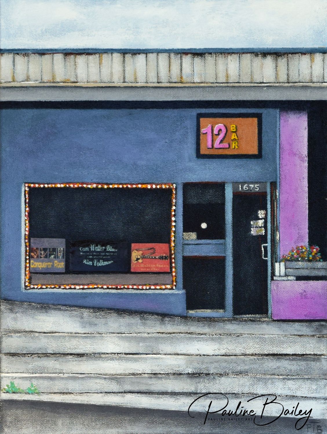 Original painting - 12 Bar, Belgrave