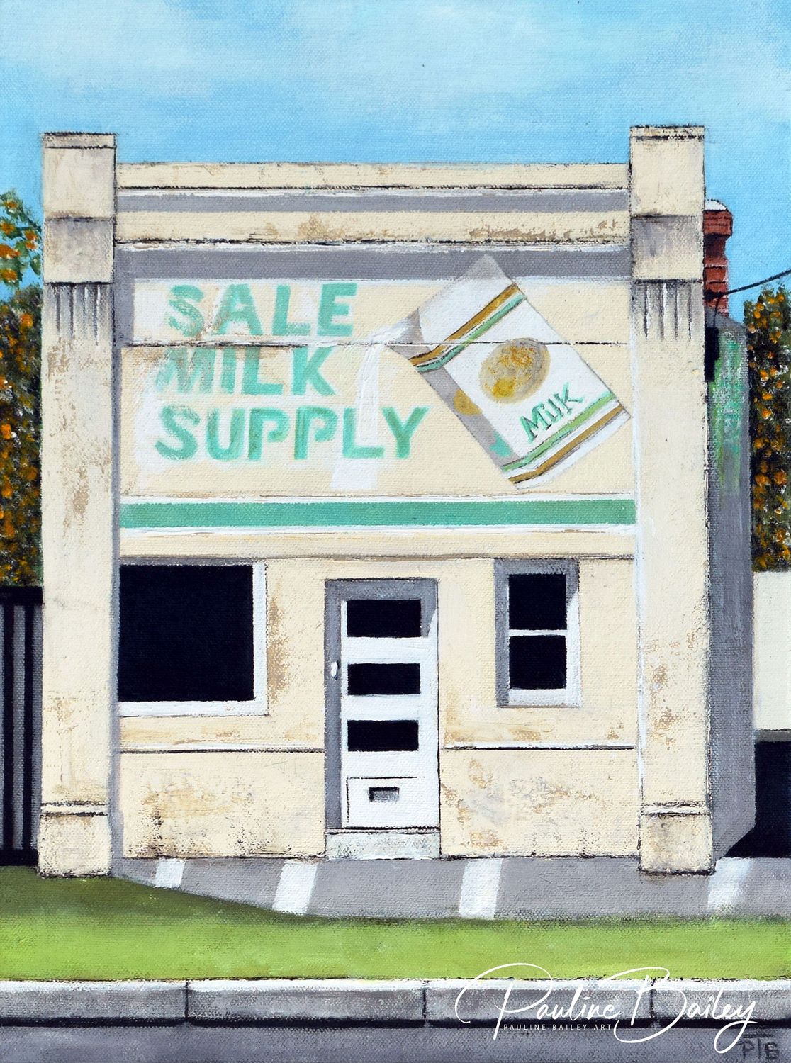 Original painting - Milk Supply, Sale