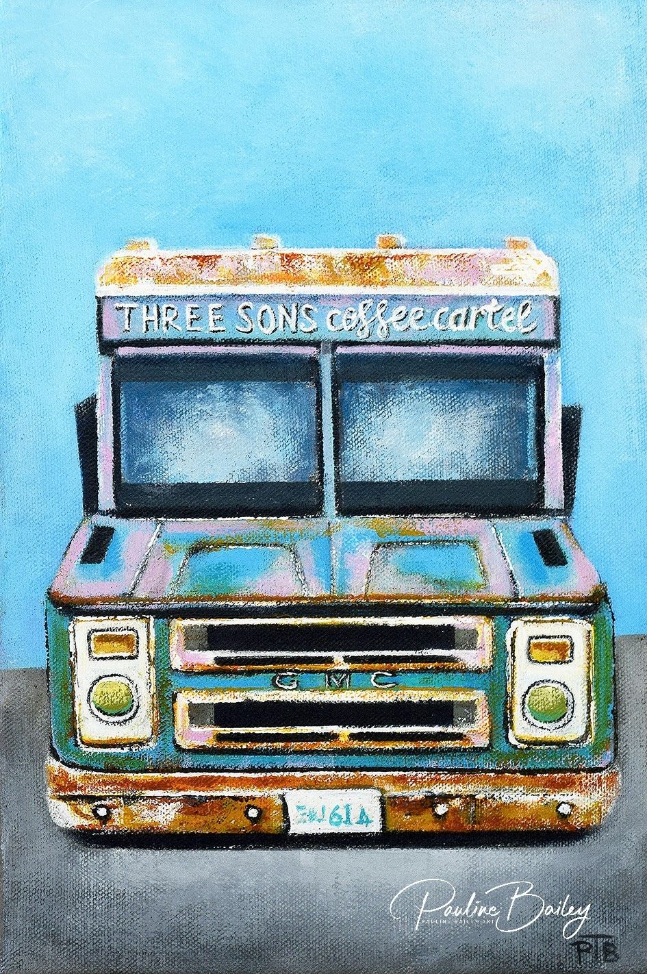 Original painting - Three Sons Coffee Cartel