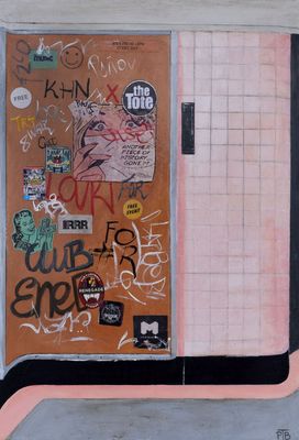 Original painting - Campbell Arcade Corner