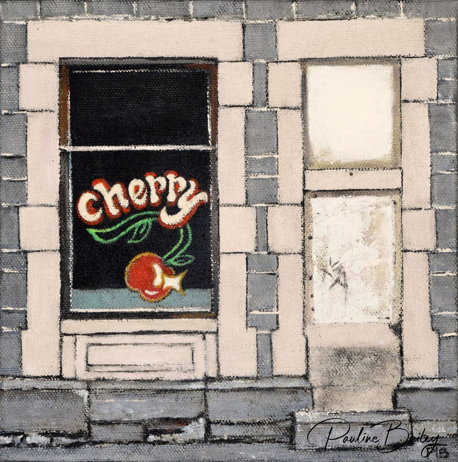 Original painting - Cherry Bar Window