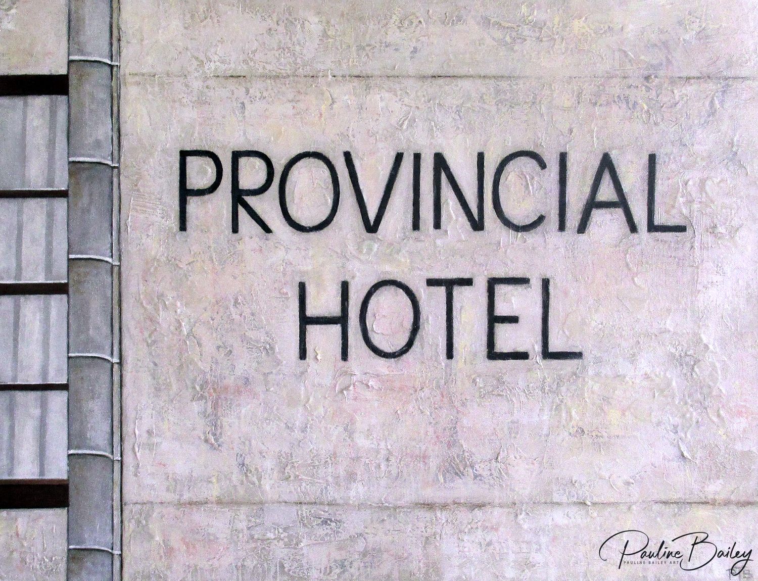 Original painting - The Provincial Fitzroy (Detail)