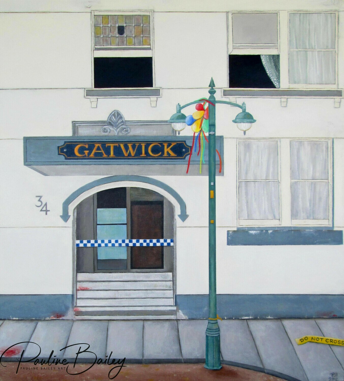 Original painting - The Gatwick, St Kilda