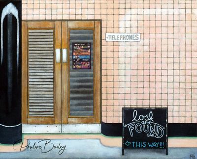 Original painting - Lost and Found, Campbell Arcade