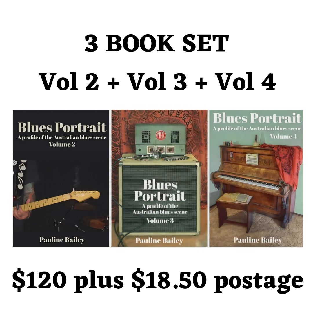 Three book set - Blues Portrait Volumes 2, 3 and 4