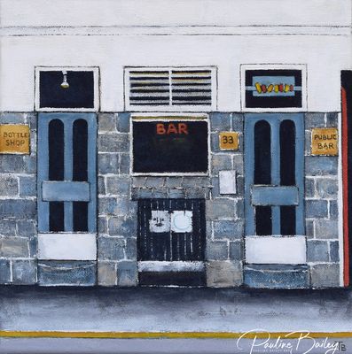 Original painting - The Townie, North Melbourne *On display at the Brunswick Artists’ Bar (Pickup options in description)