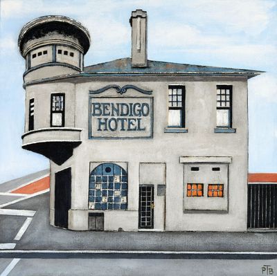Original painting - The Bendi, Collingwood Original painting - The Bendi, Collingwood