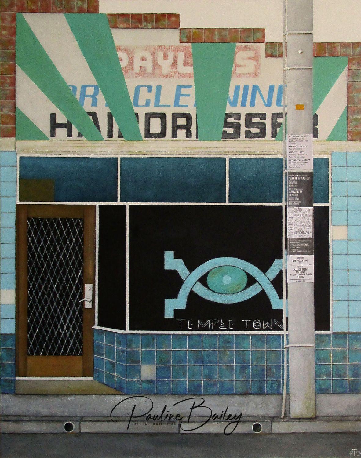 Metal Print – Temple Town, Abbotsford. 23 x 32cm
