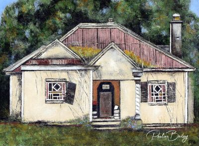 Original painting - Abandoned Farmhouse, Neerim