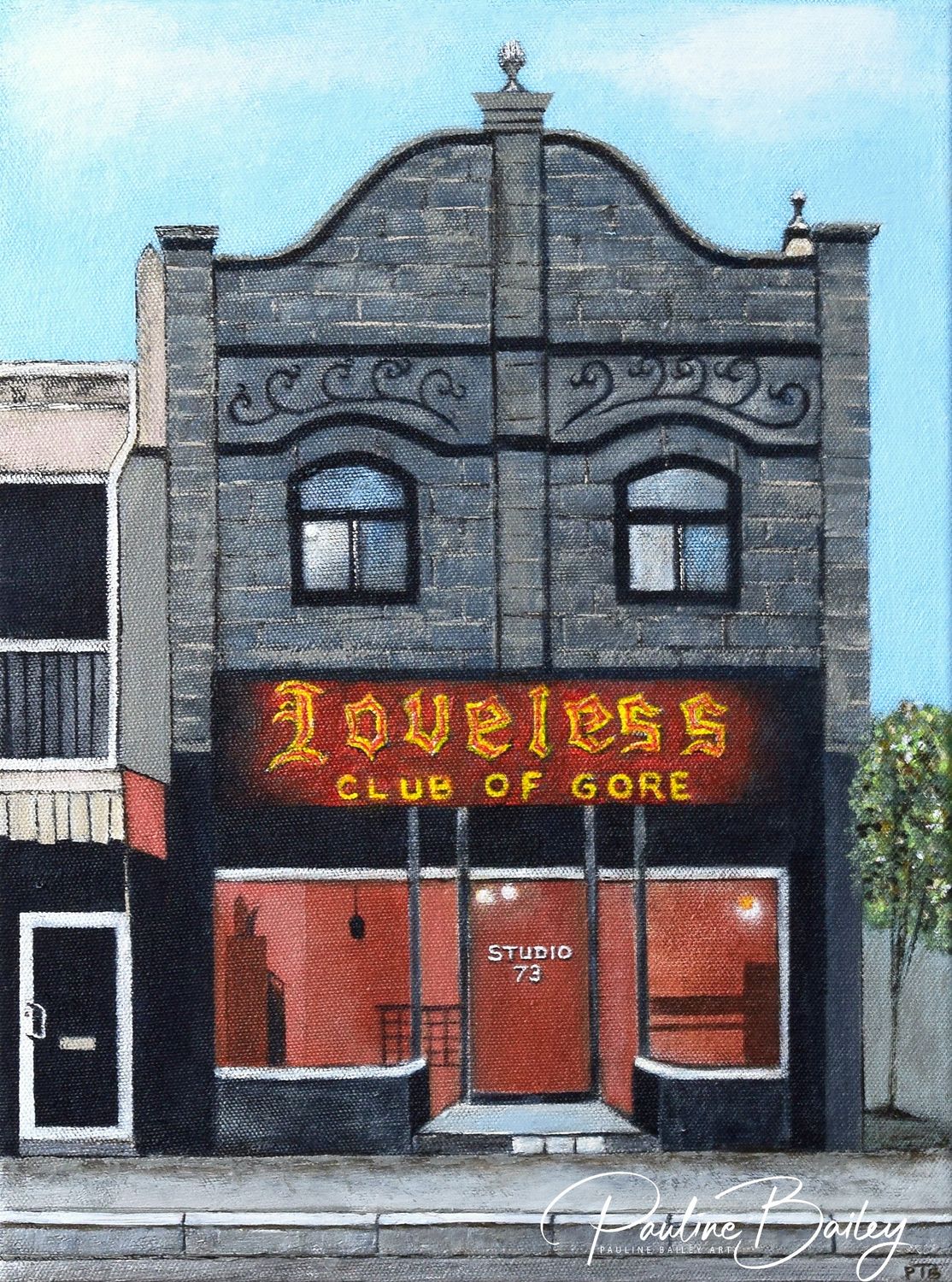 Original painting - Loveless Club of Gore, Collingwood