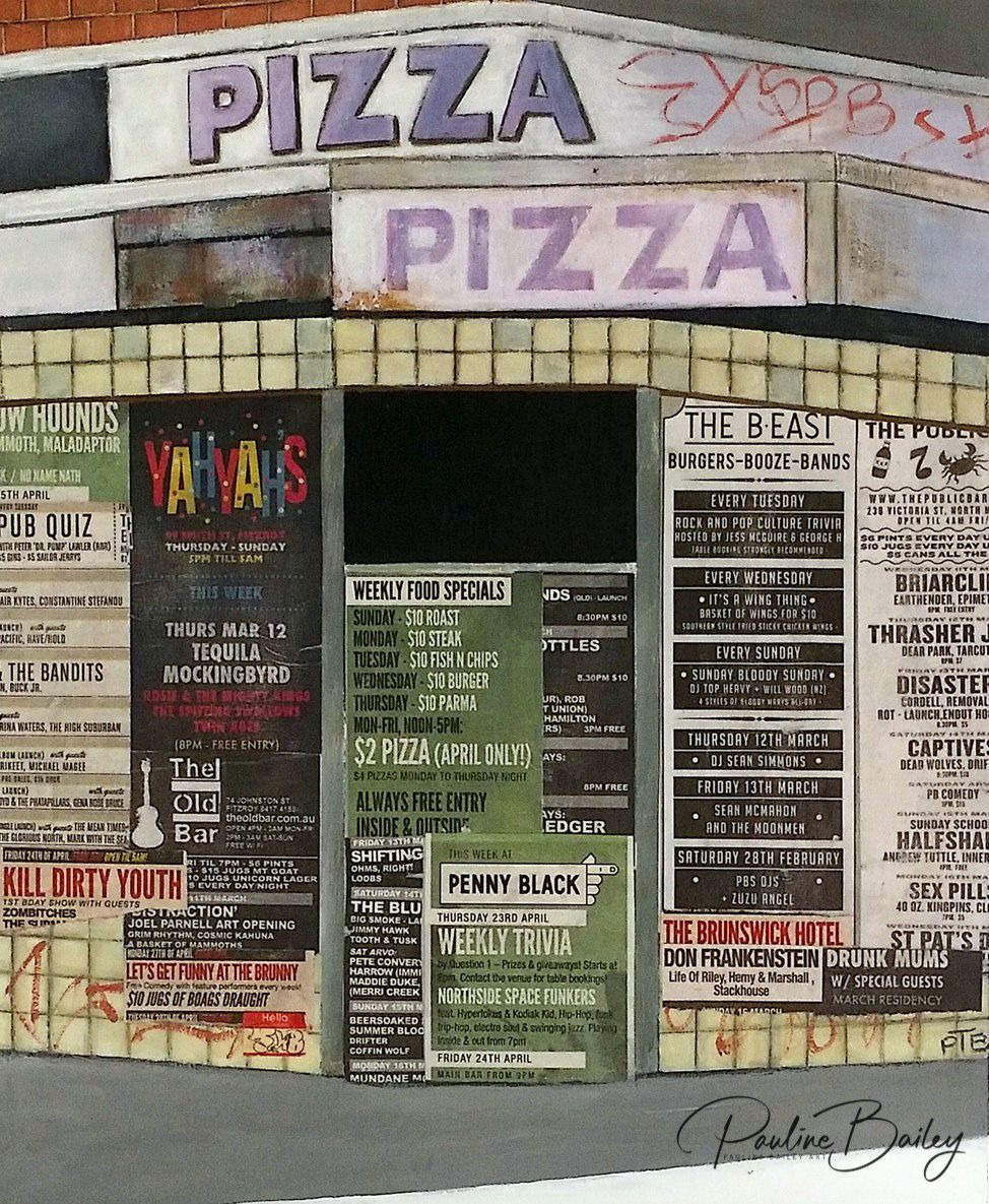 Original painting - Richmond Pizza