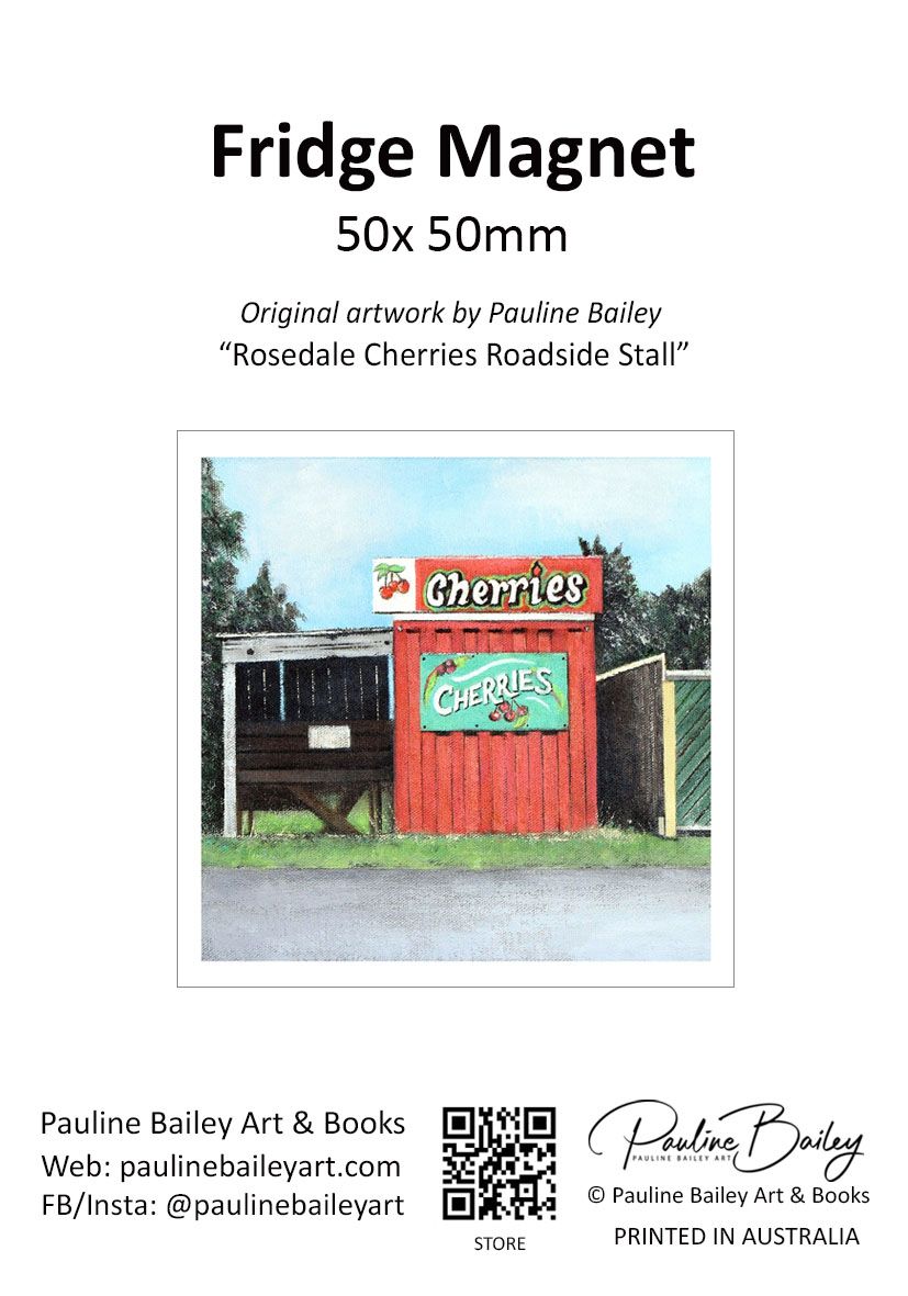 Fridge Magnet – Rosedale Cherries (Roadside Stall)