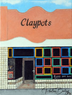 Original painting - Claypots, St Kilda