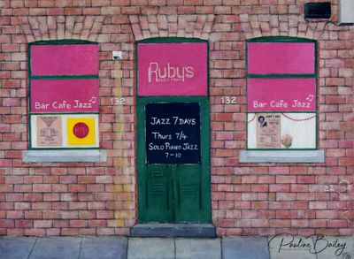 Original painting - Ruby's Music Room Original painting - Ruby's Music Room