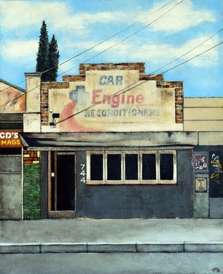 Original painting — Shotkickers, Thornbury. *On display in the Brunswick Ballroom foyer. See item description for pickup/delivery options.