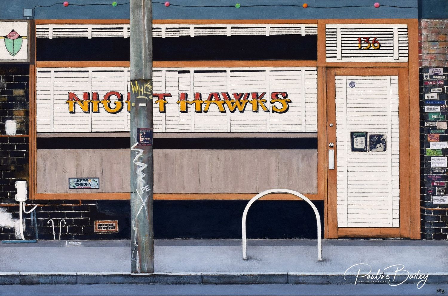 Fridge Magnet – Nighthawks, Collingwood