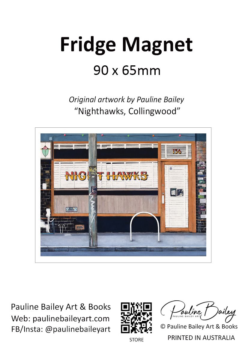 Fridge Magnet – Nighthawks, Collingwood