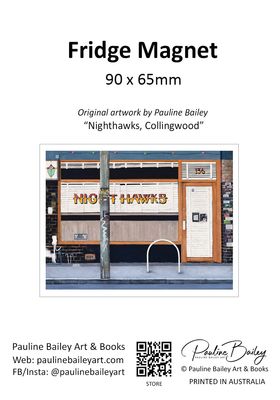 Fridge Magnet – Nighthawks, Collingwood