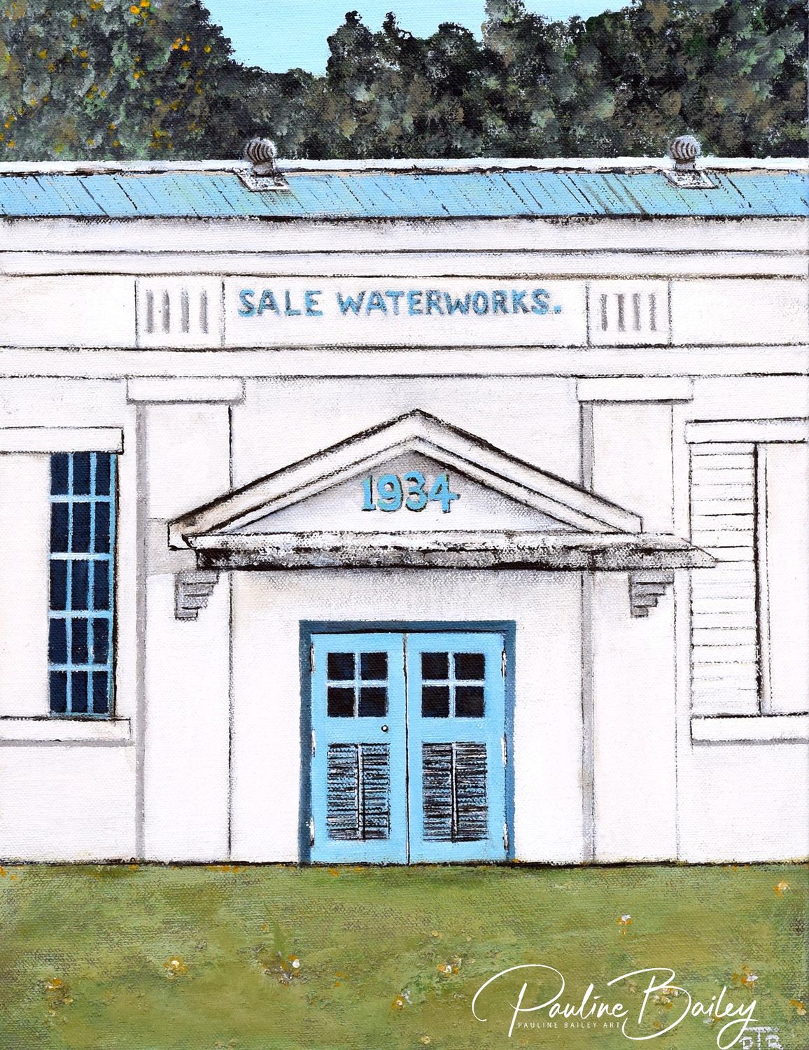 Original Painting – Sale Waterworks